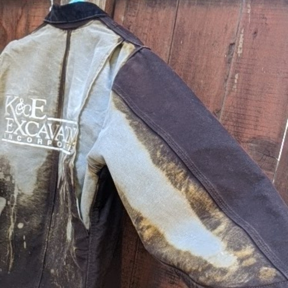 Custom Bleached Carhartt Chore Jacket - Picture 2 of 6